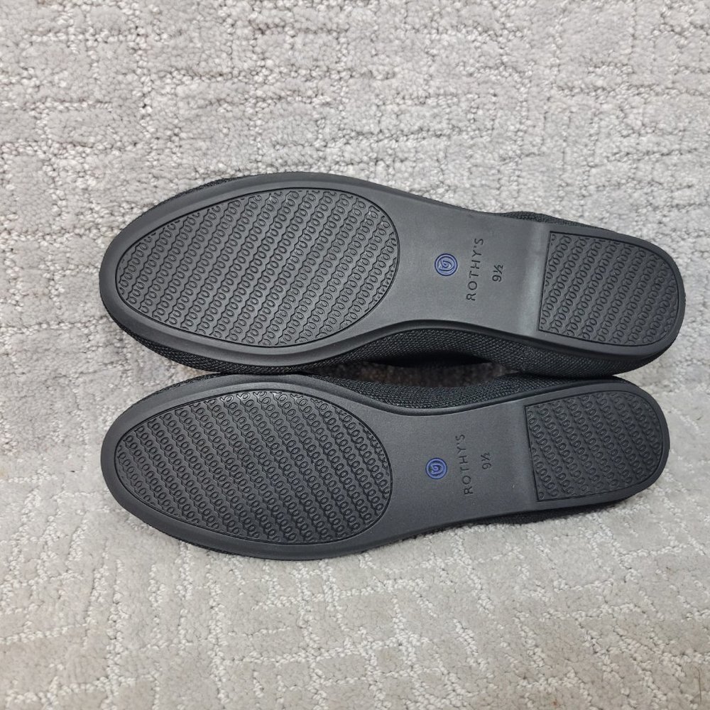 Rothy's The Flat Black Solid Slip On Ballet Shoes Women's Size US 8.5, 9.5, 10 - Picture 10 of 11